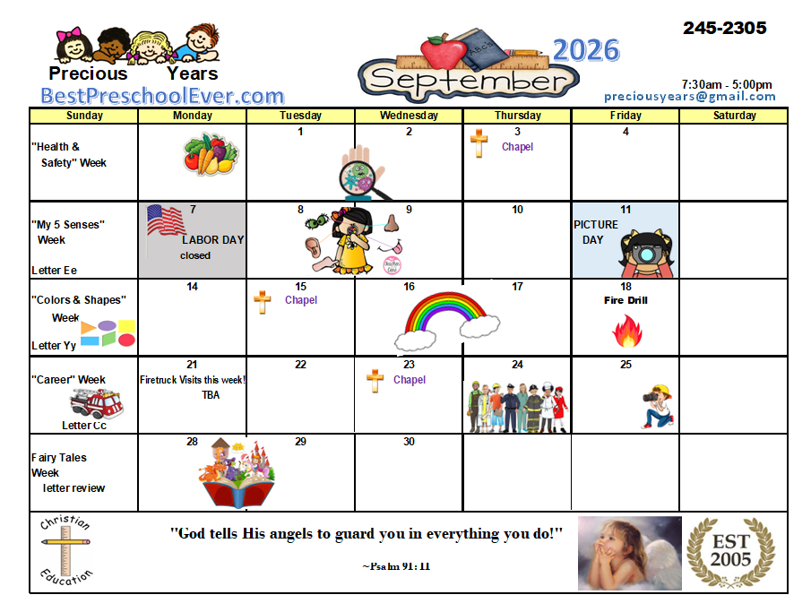 Sept Calendar